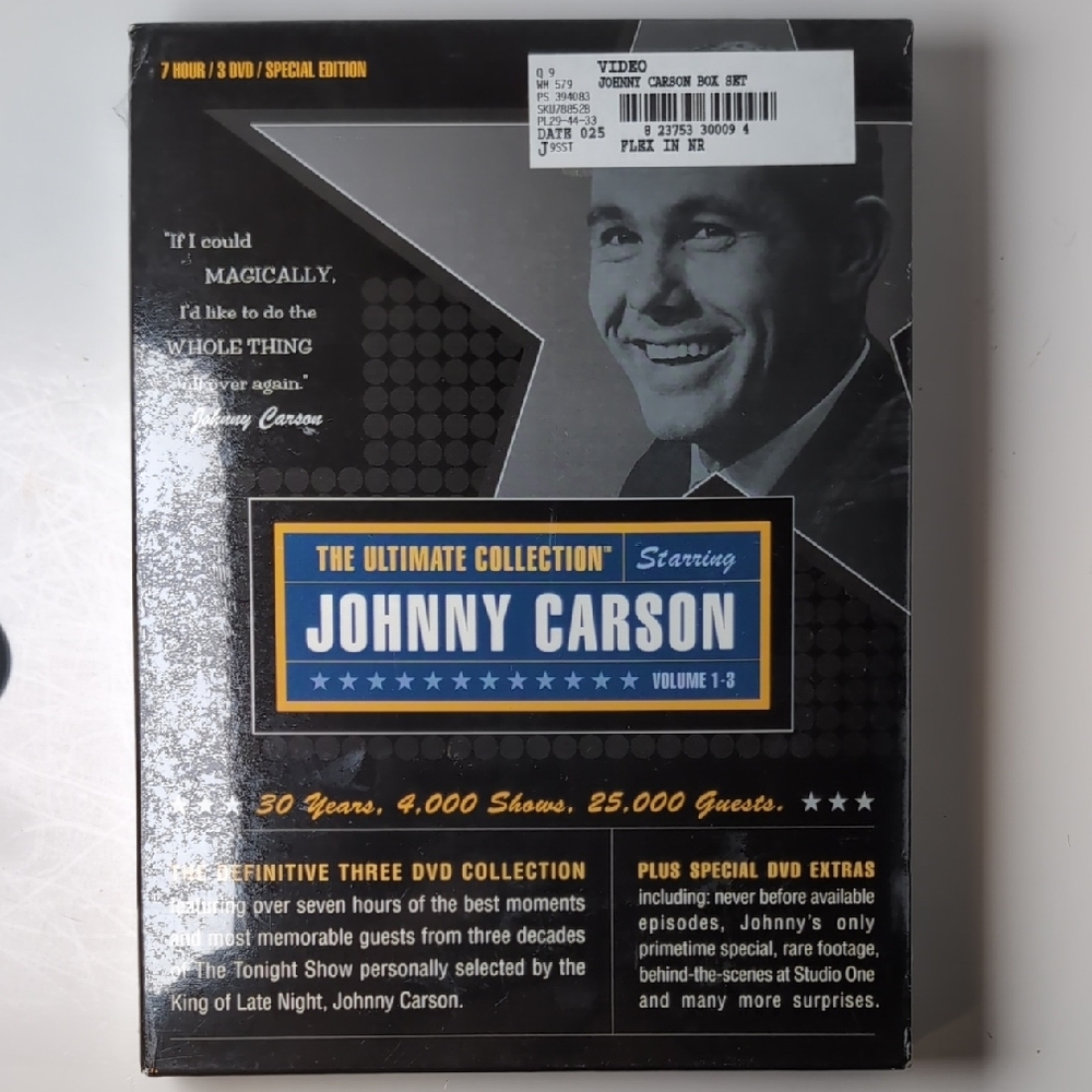 The Ultimate Collection Starring Johnny Carson DVD New & SEALED!